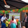 Wethouder Gerrie Elferink onthult de nieuwe naam